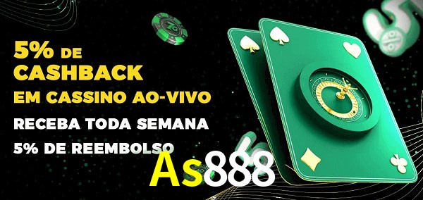 Promoções do cassino ao Vivo As888
